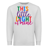 Dove Grey This Little Light Of Mine Premium Sweatshirt - CowhideDigitalArt