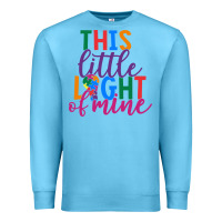 Ocean Blue This Little Light Of Mine Premium Sweatshirt - CowhideDigitalArt