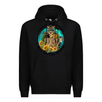 Black I Hate Everyone But Coffee Helps Premium Hoodie - FaDigitalArtStudio