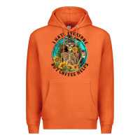 Carrot I Hate Everyone But Coffee Helps Premium Hoodie - FaDigitalArtStudio