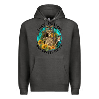Charcoal Heather I Hate Everyone But Coffee Helps Premium Hoodie - FaDigitalArtStudio