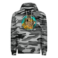 Slate Camo I Hate Everyone But Coffee Helps Premium Hoodie - FaDigitalArtStudio