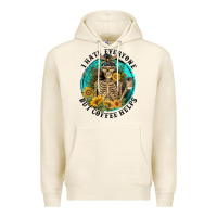 Tofu I Hate Everyone But Coffee Helps Premium Hoodie - FaDigitalArtStudio