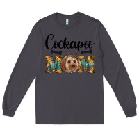Smoke Western Cockapoo Mom Long Sleeve Tee - RanaPortraitStore