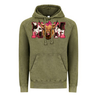 Highland Cow Mom Vintage Hoodie | Teevron