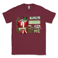 Burgundy It's The Present For Me Classic Tee - SublimationCraftShop