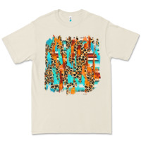Bone serape with leopard pattern Premium Tee - NancyCooperArtShop