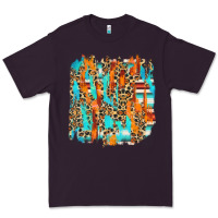 Plum serape with leopard pattern Premium Tee - NancyCooperArtShop