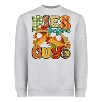 Heather Grey pies before guys Heavyweight Sweatshirt - CowGirlArtShop
