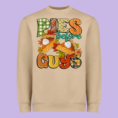 Pies Before Guys Heavyweight Sweatshirt Designed By Cowgirlartshop