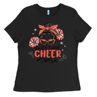 Black loud&proud mama messy bun Ladies Tee - MaliasSmallBusiness