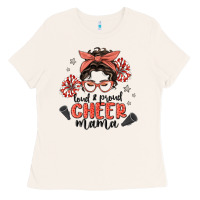 Bone loud&proud mama messy bun Ladies Tee - MaliasSmallBusiness
