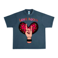 Midnight Navy Love Rocks Urban Heavy Tee - Bettercallsaul