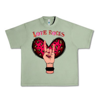 Oil Green Love Rocks Urban Heavy Tee - Bettercallsaul