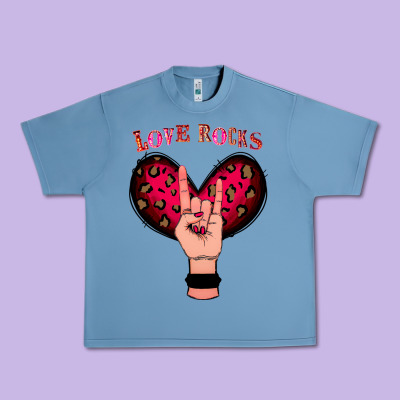 Love Rocks Urban Heavy Tee Designed By Bettercallsaul