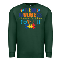 Sports Green Throw kindness around like confetti Premium Sweatshirt - CowhideDigitalArt