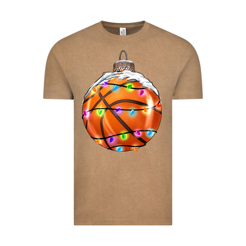 Christmas Basketball Vintage Tee by RanaPortraitStore | Teevron