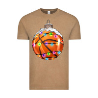 Vintage Coffee Christmas Basketball Vintage Tee - RanaPortraitStore