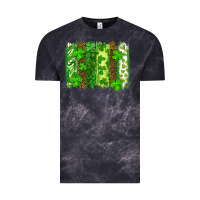 Cloud Black St Patrick's Day Brushstrokes Vintage Tee - RanaPortraitStore