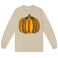Mushroom Softball Pumpkin Long Sleeve Tee - texasbilliewilder