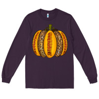 Plum Softball Pumpkin Long Sleeve Tee - texasbilliewilder