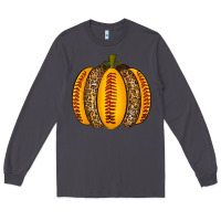 Smoke Softball Pumpkin Long Sleeve Tee - texasbilliewilder