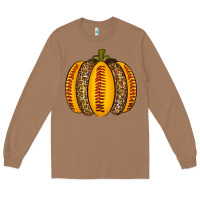 Toasted Coconut Softball Pumpkin Long Sleeve Tee - texasbilliewilder