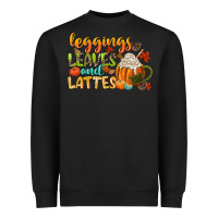 Black leaves and lattes Heavyweight Sweatshirt - CowGirlArtShop