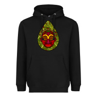 Black african masks teardrop  7 Heavyweight Hoodie - BundleAndBundleShop