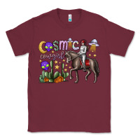 Burgundy cosmic cowgirl Classic Tee - SublimationCraftShop