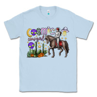 Dusty Blue cosmic cowgirl Classic Tee - SublimationCraftShop