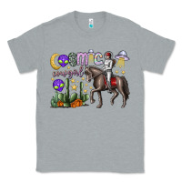 Heather Grey cosmic cowgirl Classic Tee - SublimationCraftShop