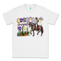 White cosmic cowgirl Classic Tee - SublimationCraftShop