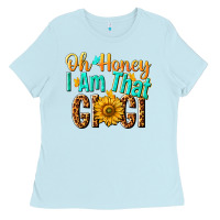 Baby Blue oh honey i am that gigi nca Ladies Tee - NancyCooperArtShop