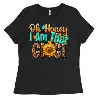 Black oh honey i am that gigi nca Ladies Tee - NancyCooperArtShop