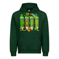 Forest Green st. patrick's day teacher pencils Urban Hoodie - Artiststas