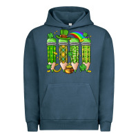 Pigment Midnight Navy st. patrick's day teacher pencils Urban Hoodie - Artiststas