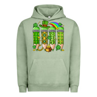Pigment Oil Green st. patrick's day teacher pencils Urban Hoodie - Artiststas
