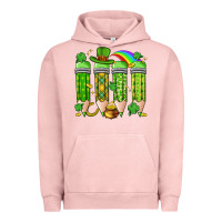 Pigment Salmon st. patrick's day teacher pencils Urban Hoodie - Artiststas