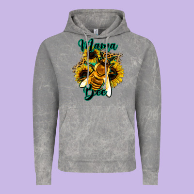Leopard Sunflower Western Mama Bee Vintage Hoodie Designed By Bettercallsaul