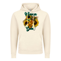 Vintage Artic Leopard Sunflower Western Mama Bee Vintage Hoodie - Bettercallsaul