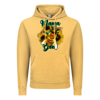 Vintage Mustard Leopard Sunflower Western Mama Bee Vintage Hoodie - Bettercallsaul