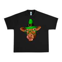 Black St Patricks Day Cow Urban Heavy Tee - Bettercallsaul