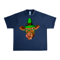 Navy St Patricks Day Cow Urban Heavy Tee - Bettercallsaul