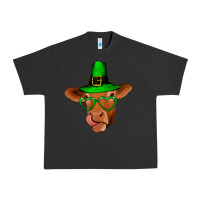 Pigment Black St Patricks Day Cow Urban Heavy Tee - Bettercallsaul