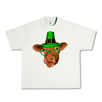 Pistachio St Patricks Day Cow Urban Heavy Tee - Bettercallsaul