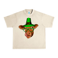Sandshell St Patricks Day Cow Urban Heavy Tee - Bettercallsaul