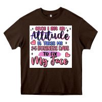 Chocolate Brown small business Heavy Core Tee - MaliasSmallBusiness