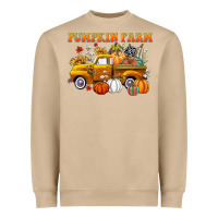 Mushroom pumpkin farm Heavyweight Sweatshirt - CowGirlArtShop