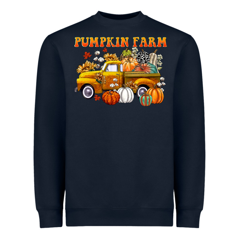 Pumpkin Farm Heavyweight Sweatshirt by CowGirlArtShop | Teevron